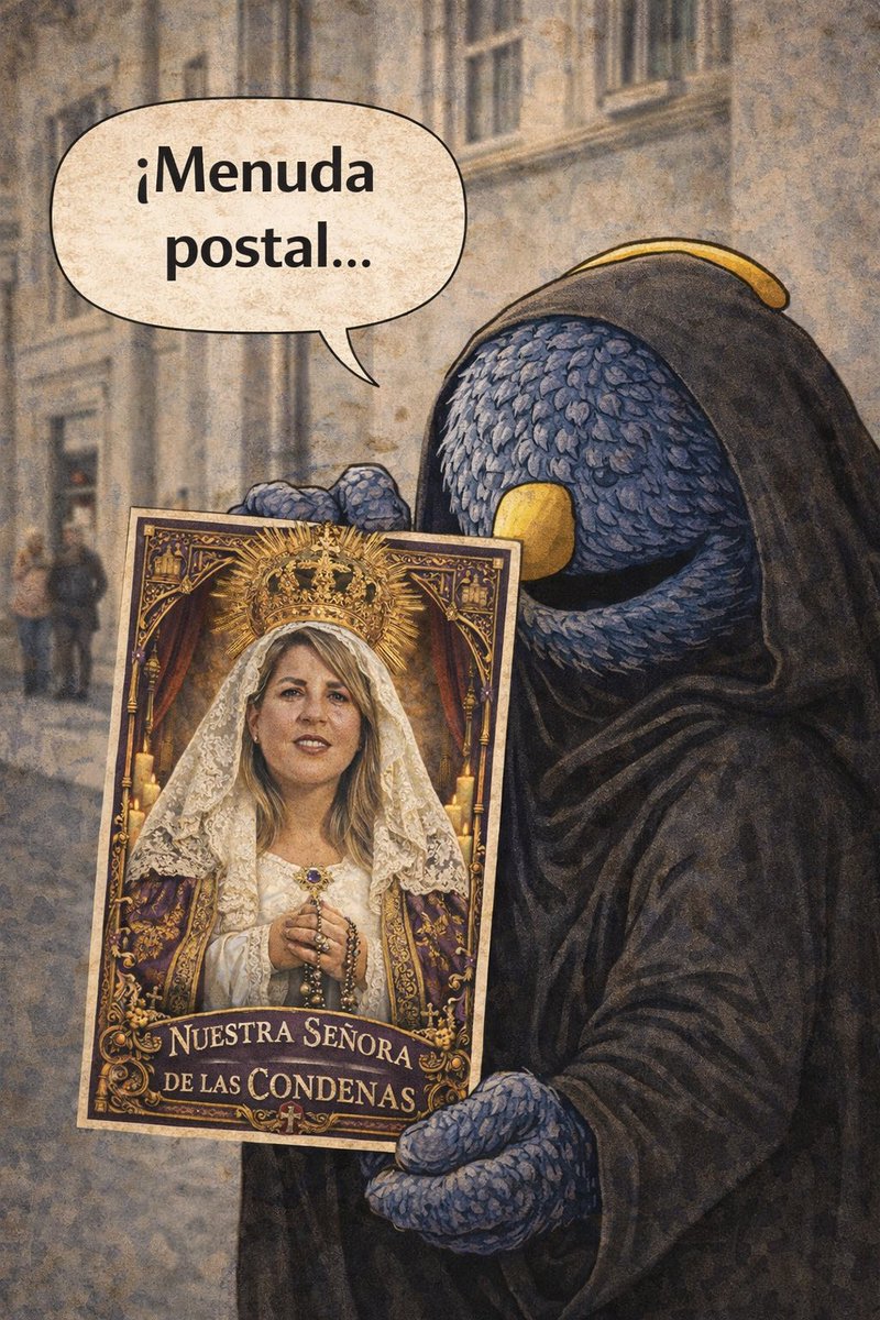 🥥 Amiguitos…

Pasión a la cartagenera.

Oh Nuestra Señora de las Condenas,
de Arroyo y sus decisiones,
líbranos de promesas vacías,
de obras eternas
y de gobiernos que nunca responden.

Porque la condena… ya la pagamos nosotros.

#SuperCocoCartagena