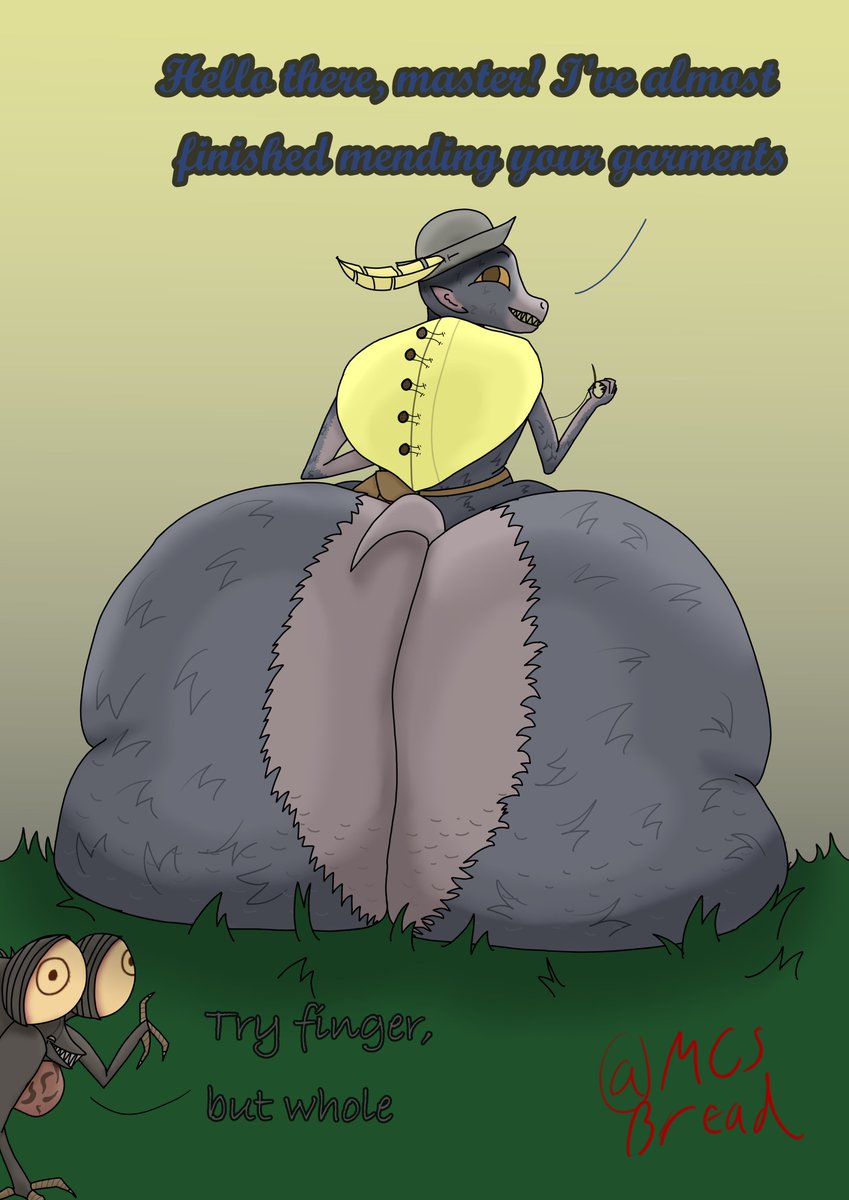 MCSBread's tweet photo. I love Boc and I wanted to draw the goober myself (with a fat ass, of course) https://t.co/aRgmnmrd88