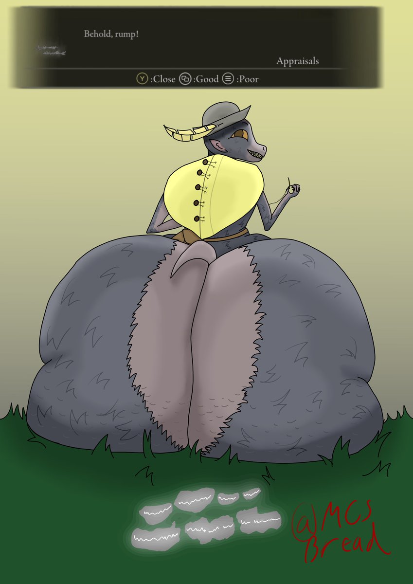 MCSBread's tweet photo. I love Boc and I wanted to draw the goober myself (with a fat ass, of course) https://t.co/aRgmnmrd88