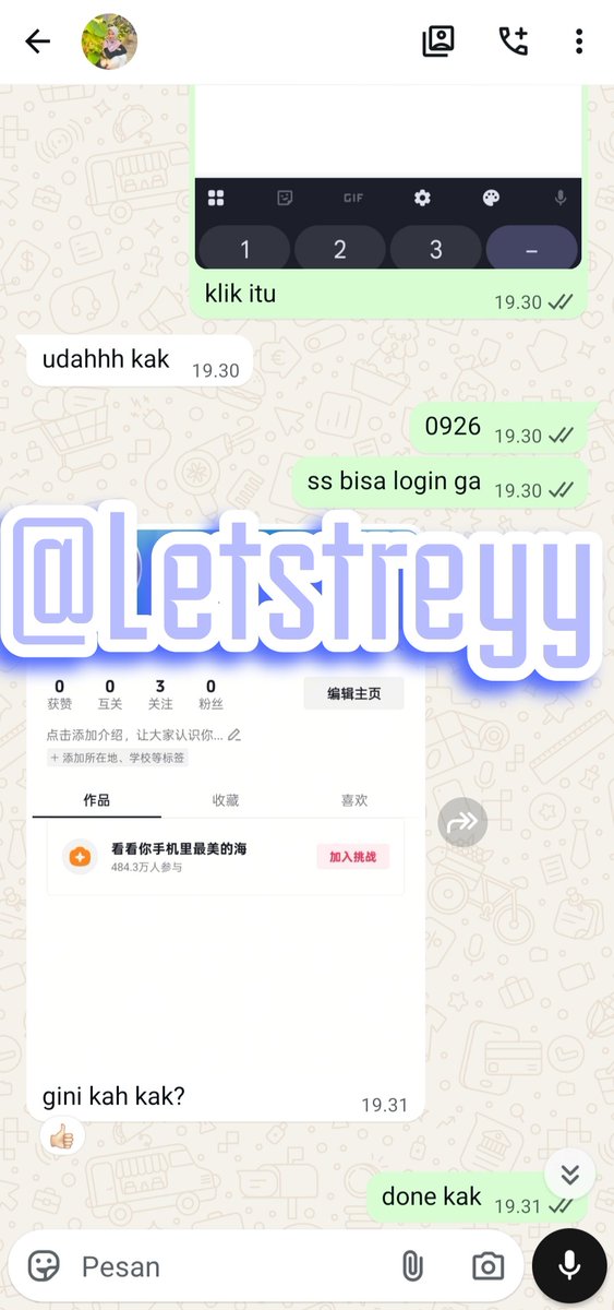 Letstreyy's tweet photo. done akun douyin ✅
sisa 8 akun
04-04-26 https://t.co/Q0x7pzbjvK