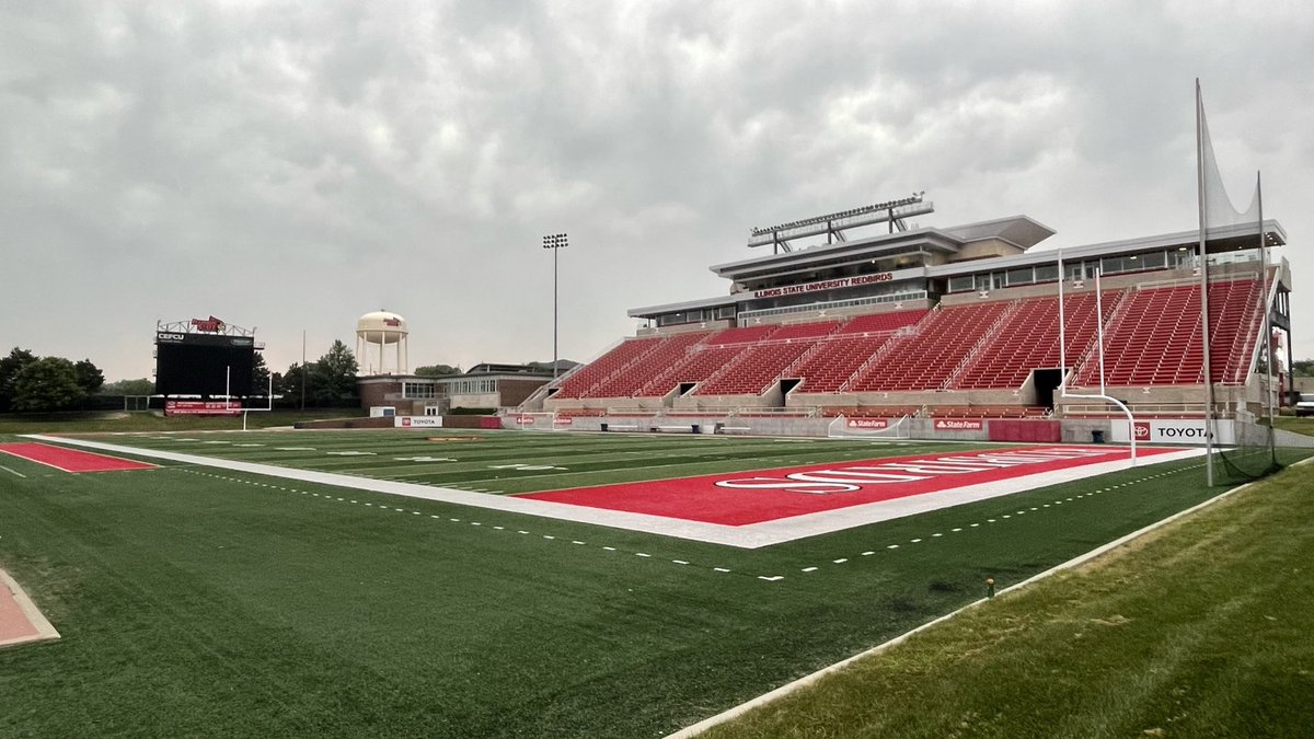 Stadium of the Morning 🥞

🏟️ Hancock Stadium 
✅ Capacity: 13,391
📍 Normal, Illinois

Home of <a href="/RedbirdFB/">Illinois State Football</a> 

Last photo 📷- <a href="/cfbcampustour/">College Football Campus Tour</a>