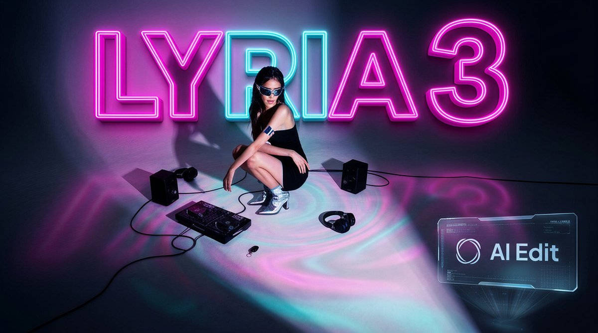 a_shimanski's tweet photo. Sunday shipping hits different 👇

Just added Google Lyria 3 &amp; Lyria 3 Pro to @AIEditAI 

Describe a song, upload images for inspiration, get full music back with lyrics and structure

No day off when the models keep dropping 👀

#google #lyria3 #aimusic https://t.co/kJ6IyVdNHa