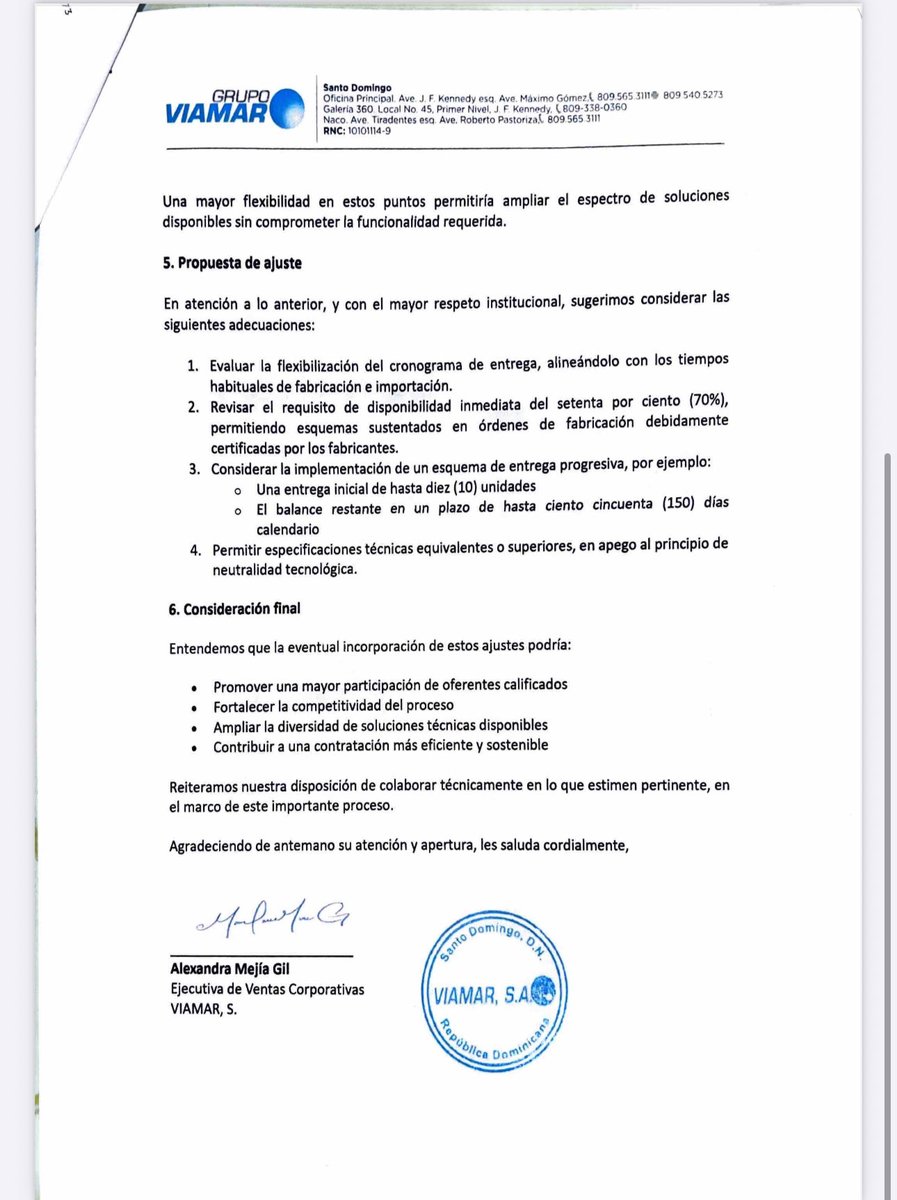 A continuación, las cartas con sabias  y honestas explicaciones  enviadas al MAPRE  por los principales importadores de vehículos de carga en relación a esta licitación que parecería un traje a la medida para que la gane una empresa( Rogers) que preside un ex alcalde peremeista.