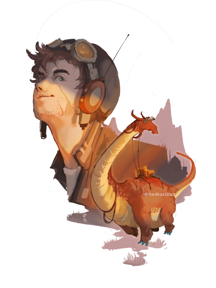 theMakiBoB's tweet photo. #hermitcraftfanart #goodtimeswithscarfanart #goodtimeswithscar #Hermitcraft 
My scar fanart -- ft. rusty https://t.co/JyIZjJT7AI