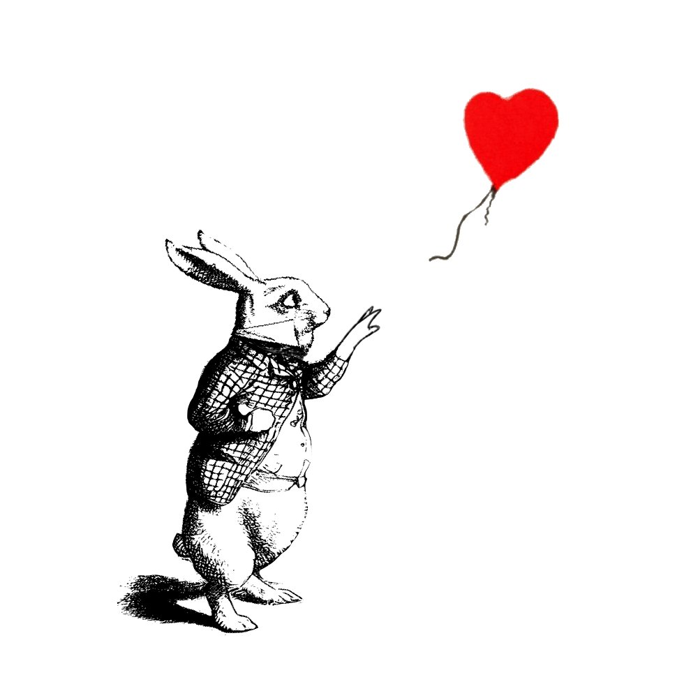 Reveal of the "white rabbit with ballon"
notBanksy #1310
Link below