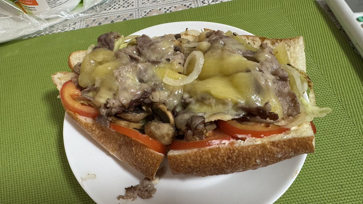 Looked high and low for a proper steak and cheese sub, nobody makes it like Mrs. Eng used to make it at Sunshine corner store. Fortunately I worked there for a stint in my teens so I know the secret…