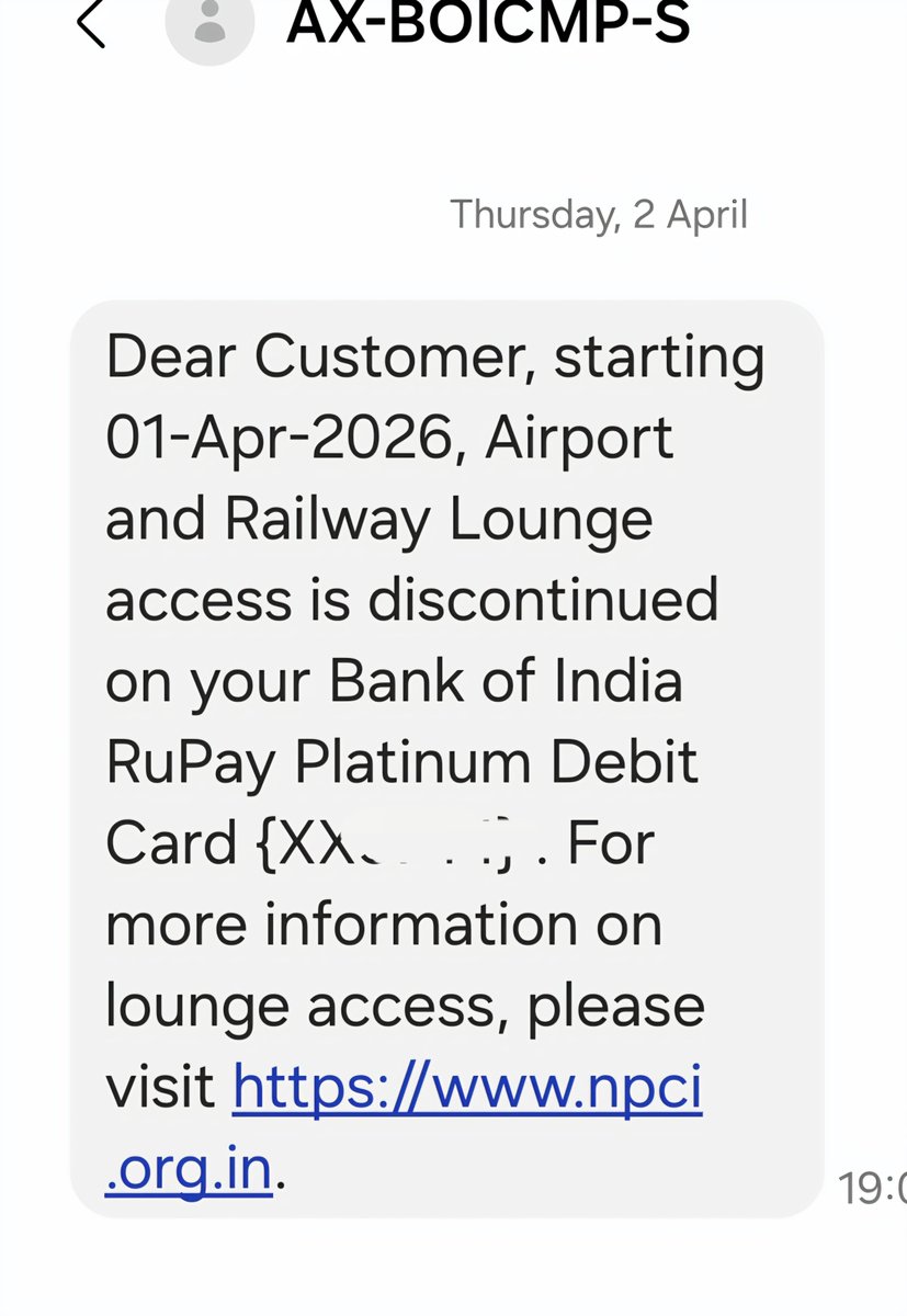 alorit's tweet photo. @RuPay_npci @NPCI_NPCI @NpcilOfficial @BOI_Tweets @BankofIndia_IN 
Noone has any idea why it's done. Not even call centre. 
Ruap NPCI doesn't have BOI Platinum card option et all. 
Please avoid PSU banks Cards .@cards_wizard @DoBaniye @AmazingCreditC https://t.co/zA1jfRK5tm