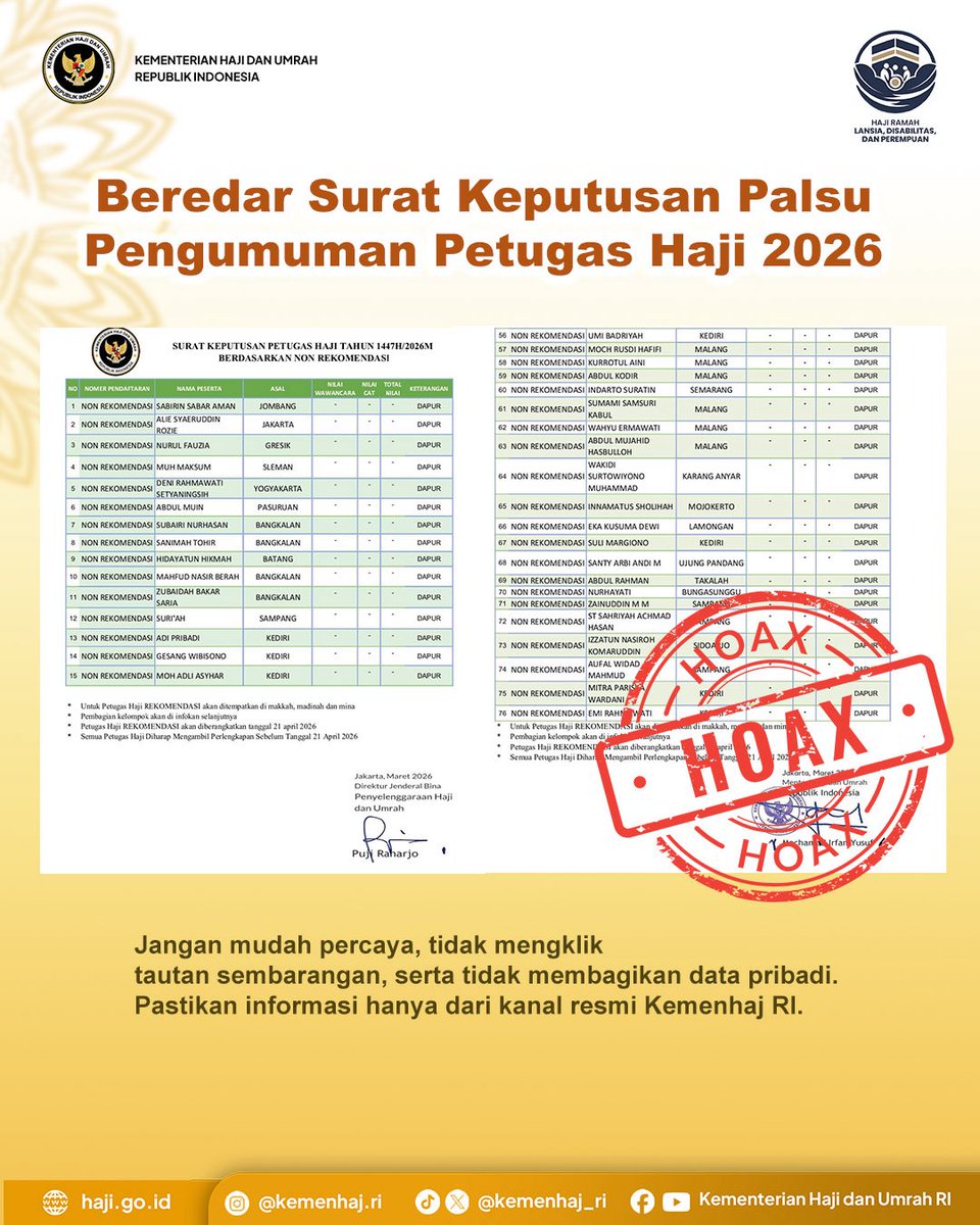 Kementerian Haji dan Umrah RI tweet media