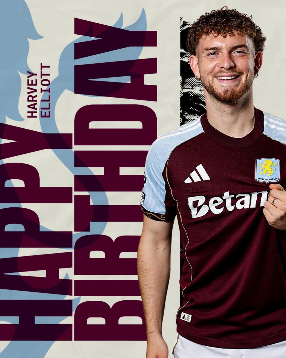 AVFCJapan's tweet photo. ハーヴェイ、23歳の誕生日おめでとう！ 🎉 https://t.co/2zrNAG4Hgu