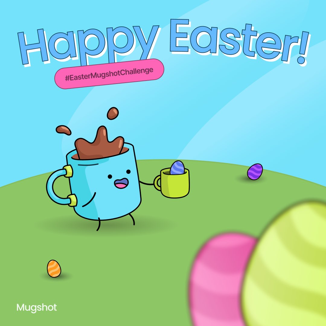 mugshot_vet's tweet image. #MugshotChallenge ‘Happy Easter’ edition is HERE.

Muggies, time to showcase your Easter moment. 🐰 ☕️
From today, we want to see your ‘Happy Easter’ creativity. Surprise us! 🪺 

We know there are some great mugs out there!

➠ Share your mug in a Easter moment
➠ Snap pics or