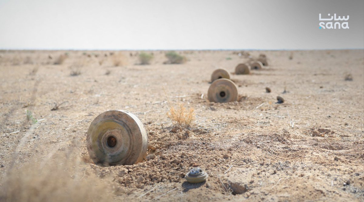 #Syria: the Defense Ministry announced that its Engineering units neutralized over 110,000 mines and unexploded ordnance since the beginning of the year.

This effort also came at a cost: 9 deminers were killed, 66 wounded - incl. 21 left with permanent disabilities - and 8