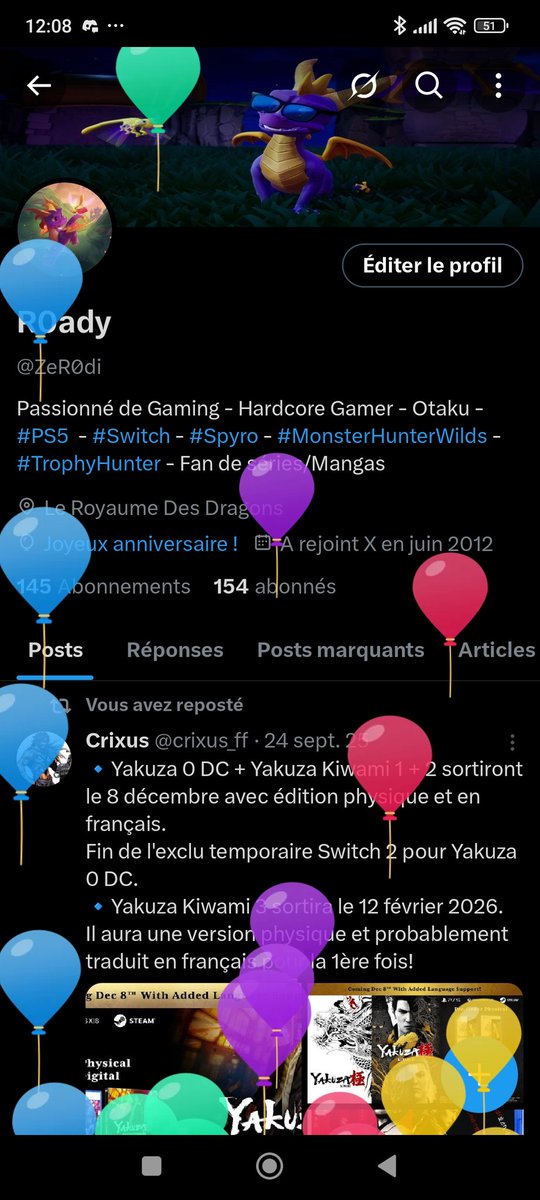 ZeR0di's tweet photo. Level Up Today 🎂🎉 #birthday https://t.co/P0ltkXnsfW