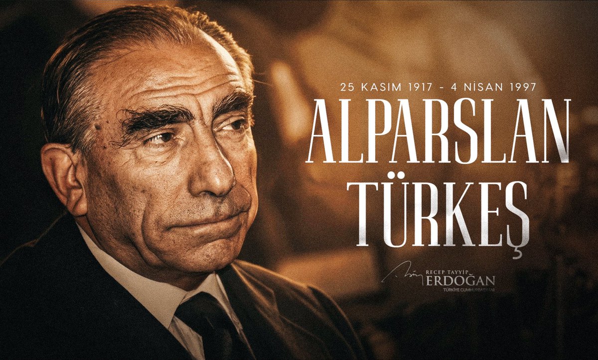"En kuvvetli silah; imanlı, ahlâklı, milleti için devleti için dini için ve her şeyden evvel Allah rızası için ölümü göze alan insandır."
  Alparslan Türkeş

Milliyetçi Hareket Partisi Kurucu Genel Başkanı merhum Alparslan Türkeş’i ahirete irtihalinin 29’ uncu yıl dönümünde