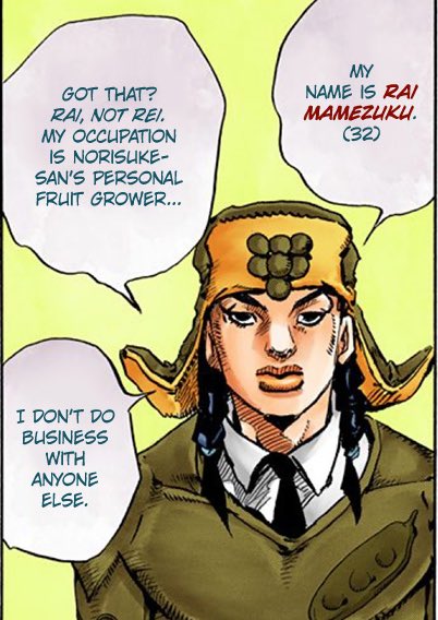 Chaikiro ( ﾉﾉ֊･ั ) | loving Narancia 🍊 tweet media