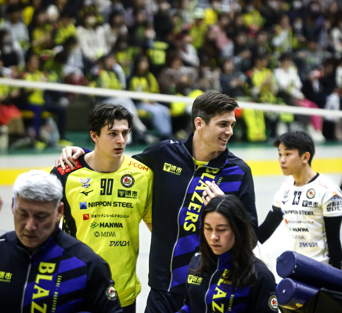 motsusaaan's tweet photo. 顔が強過ぎてびっくり
#TommasoRinaldi #UlrikDahl
#MatthewAnderson
#堺BZ対WD名古屋金岡公園体育館 https://t.co/aesrJkOari