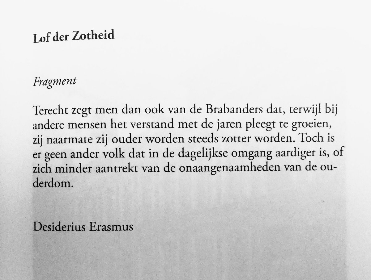 Erasmus over Brabanders: