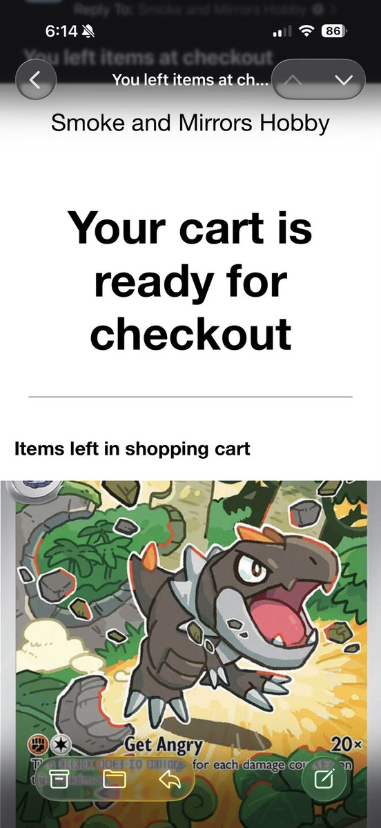 I left my items, because I didn’t have $650 lifetime spend. Only a mere $200. Great targeted email to remind me that couldn’t buy from you. <a href="/Sm0ke_N_Mirrors/">Smoke and Mirrors Hobby</a>