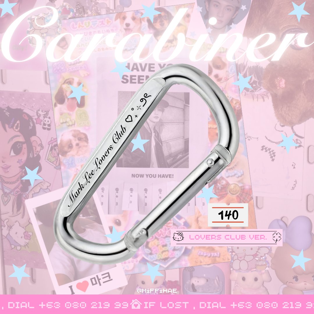 miffihae's tweet photo. ( ( ( If lost, dial +63 080 219 99 ! 🏩 ) ) )

Laser Engraved Carabiners by @miffihae 🐈‍⬛🪽

☆☆☆ reply mine + ver + qty to claim! ☆☆☆
୨ৎ lovers club ver
୨ৎ if lost ver https://t.co/rXoBLQIgbb