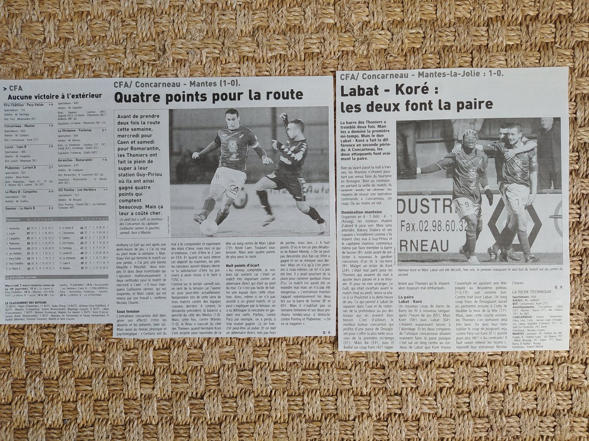 2nivergos's tweet image. Comme aujourd'hui, faire le plein en mars 2012, avait coûté cher aux #Thoniers de #Concarneau mais c'était pour tenir la route en #CFA #N2
Du début des années 2000 à la montée en #Ligue2 en 2023 retrouvez ici chaque jour une archive @TelegrammeSport sur @USConcarneau
#NationalFFF