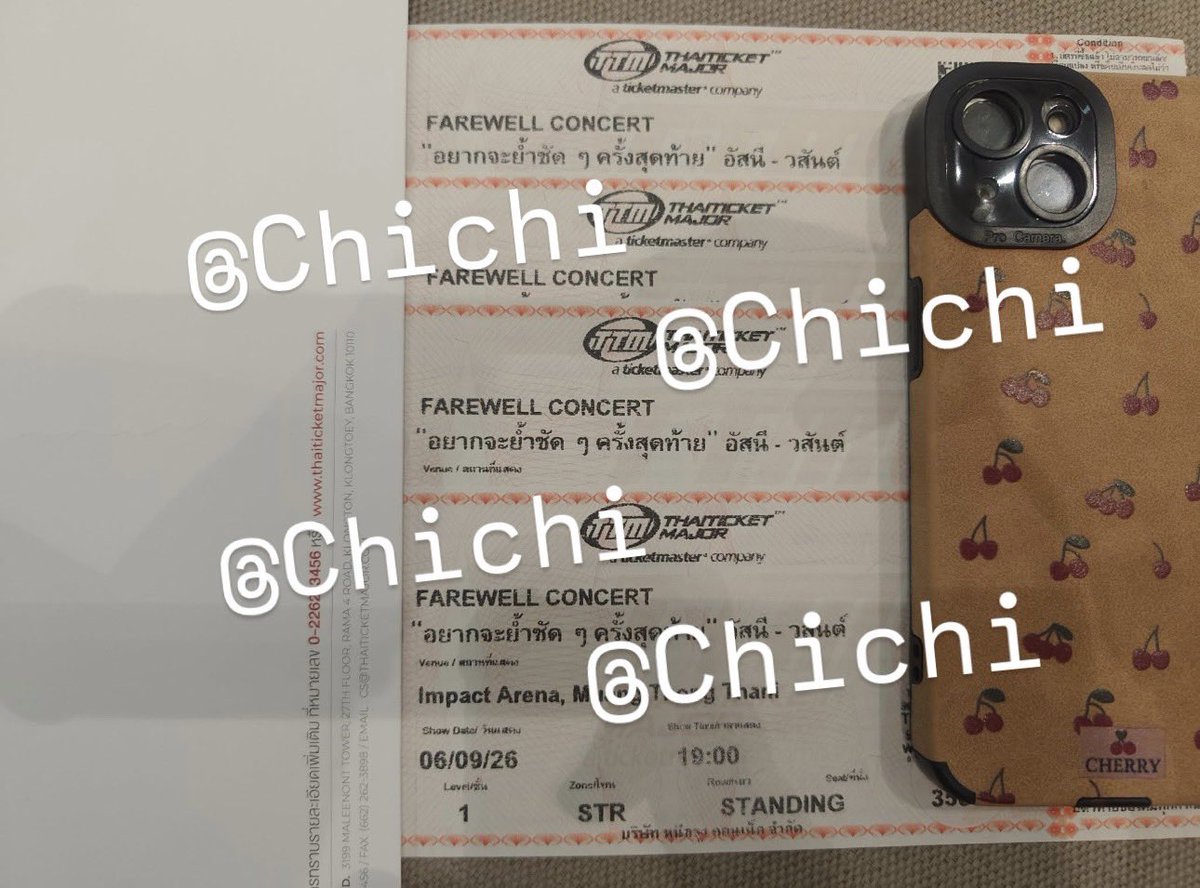 tichawadee's tweet photo. ปล่อยบัตรยืนค่ะ  #FAREWELLCONCERTอัสนีวสันต์ #อัสนีวสันต์ #อยากจะย้ำชัดๆครั้งสุดท้าย https://t.co/xOS47vPVZ5