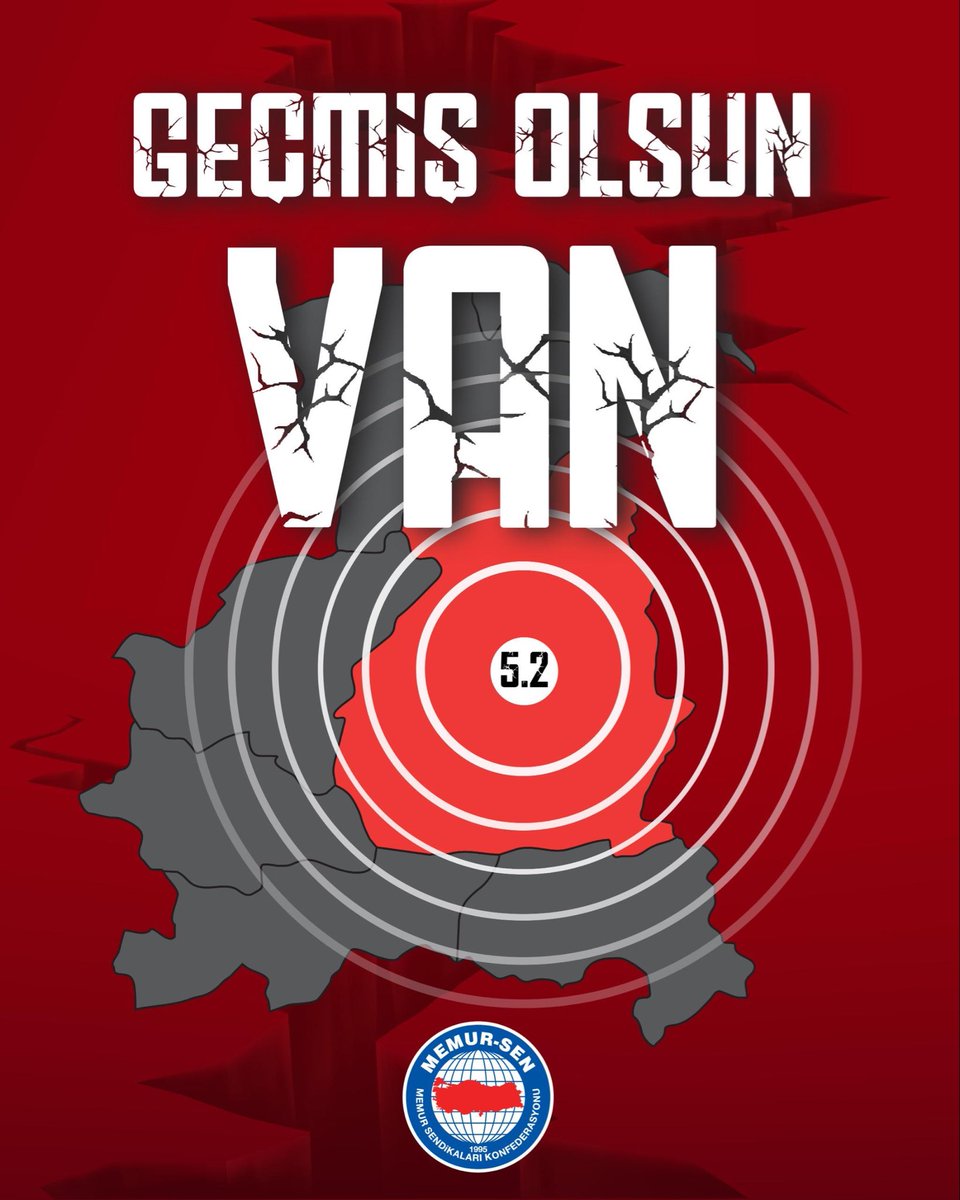 Van ilimizde meydana gelen ve çevre illerde de hissedilen depremden etkilenen tüm vatandaşlarımıza geçmiş olsun dileklerimizi iletiyoruz.

Cenab-ı Allah, ülkemizi ve milletimizi tüm afetlerden korusun.

#Van #GeçmişOlsun
