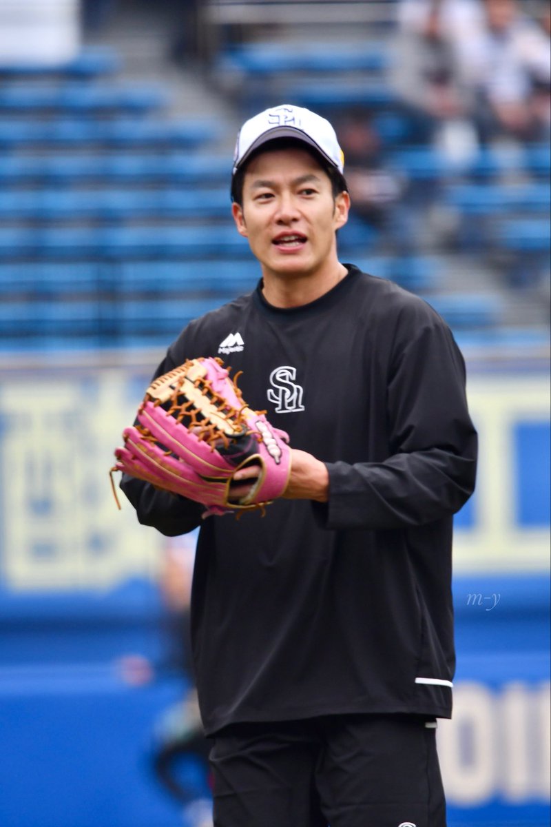 🗓️2026.4.4 ZOZOマリンスタジアム

今日のギータ😊
　ZOZOマリン来たのにベンチ外😆

#sbhawks  ＃ソフトバンクホークス
#柳田悠岐　選手