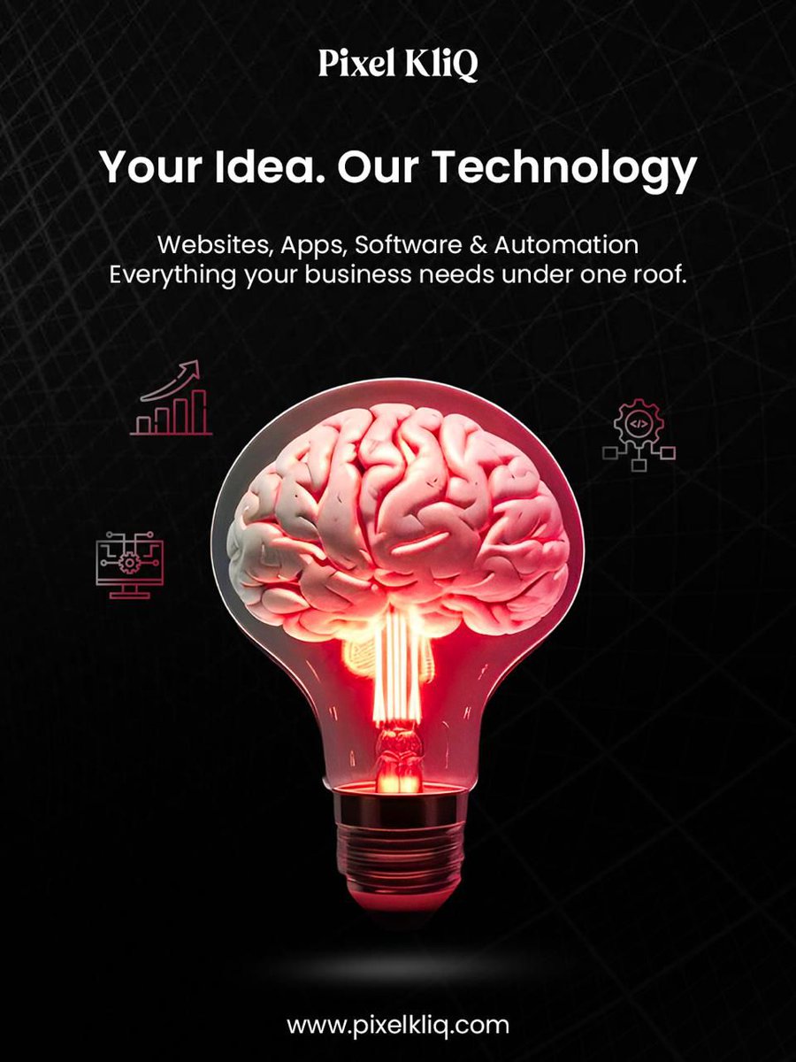 PixelKliQ's tweet photo. Software that just works is outdated.

Build systems that think. 

#AI #WebDev #Automation #PixelKliQ #Tech https://t.co/7PxmgkPTYA