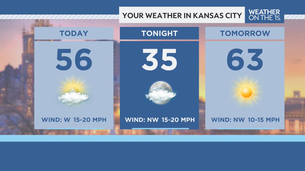 BrookeBrighton's tweet image. Hey #KansasCity! 👋 Sunshine returns this weekend, along with seasonal temperatures. #KCwx
