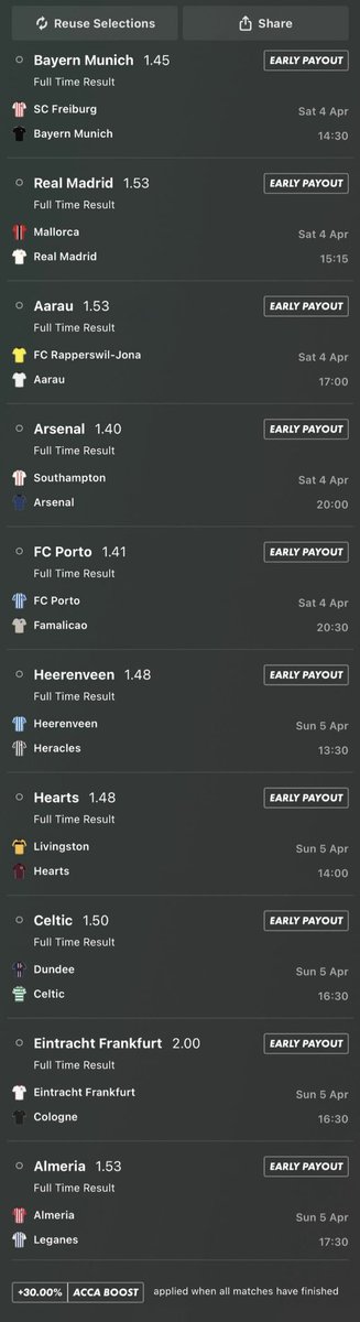 KingBetBuilder1's tweet photo. 🐣 KING’S EASTER GIVEAWAY 🐣 

If the below ACCA wins, I will give 5 people £50 each😮‍💨

👉 Follow @KingBetBuilder1
👉 ❤️ this tweet
👉 🔄 this tweet
👉 Bonus entry in comments 🤝

Follow ALL 4 steps to be in with a chance of winning! 🥇

Add To Bet Slip - https://t.co/wiBX6P5WBq https://t.co/cf0Fv1Lmrz