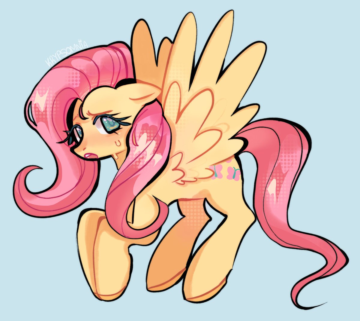 drew fluttershy randomly WOOO