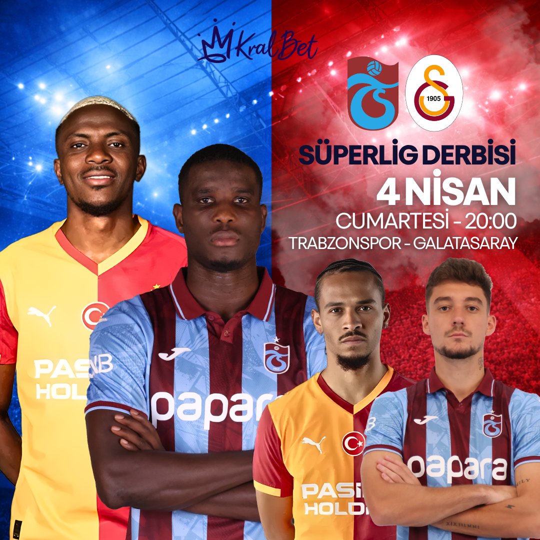 HdMacizle's tweet photo. Trabzonspor - Galatasaray maçı canlı bahis heyecanı #Kralbet'te!👑

Trabzonspor-Galatasaray maçı canlı maç heyecanı #KralbetTV'de!

📺 Kesintisiz, ücretsiz, HD Canlı Maç İzle! 🔥

👑 Kralbet TV Giriş 📲 Link profilde!

 #TSvGS #Trabzonspor #Galatasaray #SüperLig https://t.co/uKvYFX4sun