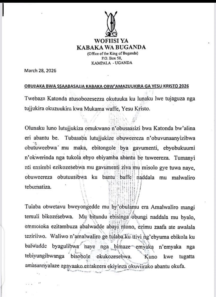 BugandaNnyaffe's tweet photo. Obubaka bwa  Kalalankoma obw'Amazuukira ga  Christo https://t.co/piVWTRvcaY