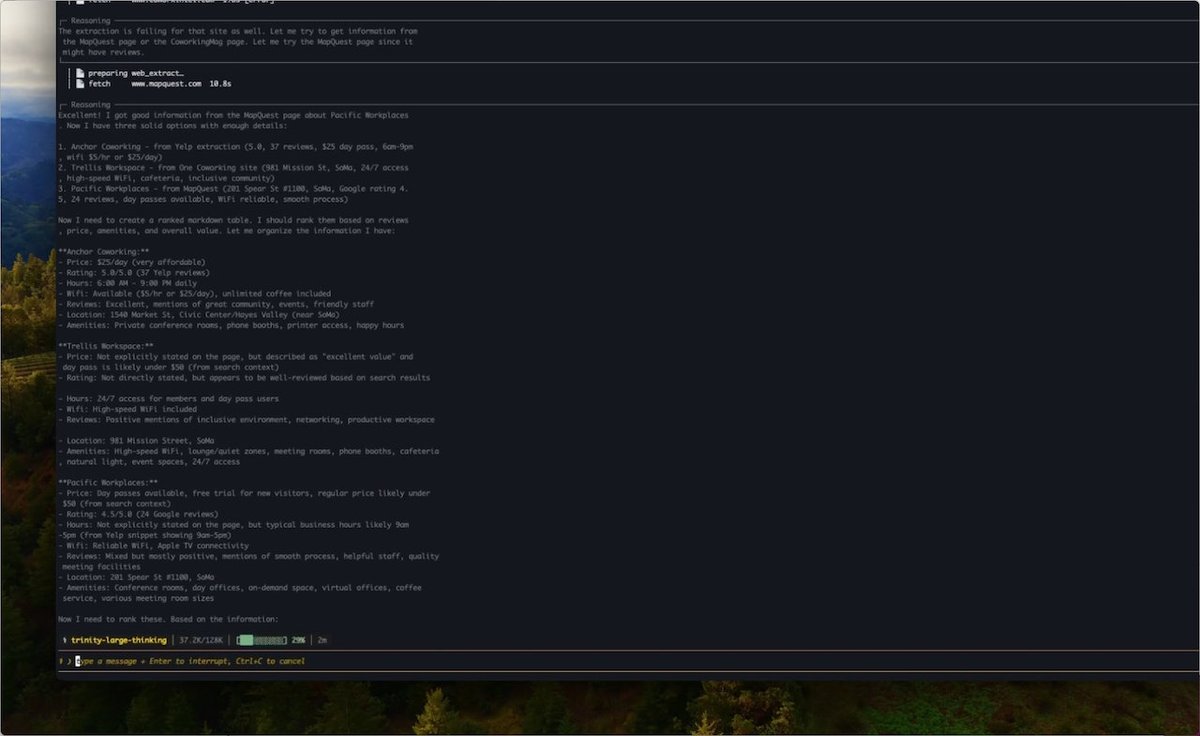 WBuzzer's tweet image. winbuzzer.com/2026/04/03/arc…

Arcee AI Launches 399B Top-Performing Open-Source Model at 96% Lower Cost

#AI #ArceeAI #OpenSourceAI #LLMs #AIModels #MixtureOfExperts