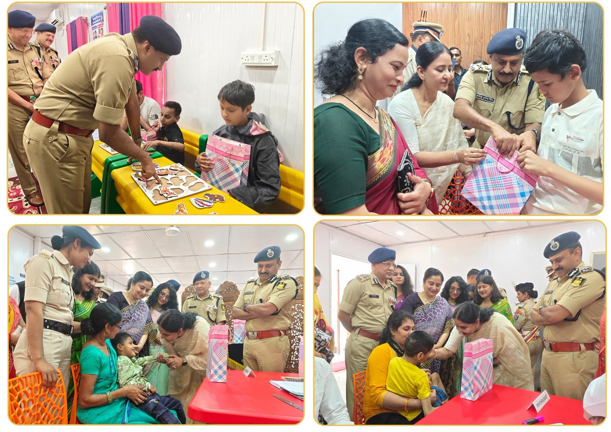 crpfindia's tweet photo. Empowering every child! 🌟

​Shri G. P. Singh, IPS, DG @crpfindia & Dr. Anamika Singh, President @cwacrpf, inaugurated SAKSHAM—a dedicated school for Children with Special Needs (CwSN) at GC Jharoda Kalan, New Delhi.

​Highlights of the day:
​Infrastructure Review: DG #CRPF assessed facilities & engaged with stakeholders to ensure top-tier support.
​Heartwarming Interactions: Sweet distribution & soulful cultural performances by children from SAKSHAM & Montessori School.

​Commitment to Care: In a special address to parents, DG #CRPF reiterated a steadfast commitment to empowering CwSN.
​Together, we build a more inclusive future.

#NationFirst
#Vandematram150
#MissionNaxalMuktBharat2026 
​#Saksham
@gpsinghips
@JKZONECRPF
@igpnscrpf
@CrpfGc