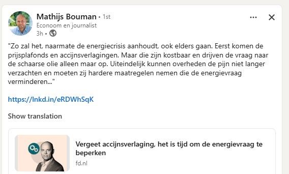 HiddeMulder2's tweet image. Mathijs Bouman is ook steeds meer het wappiepad op aan het gaan, van economische kennis is geen blijk meer.