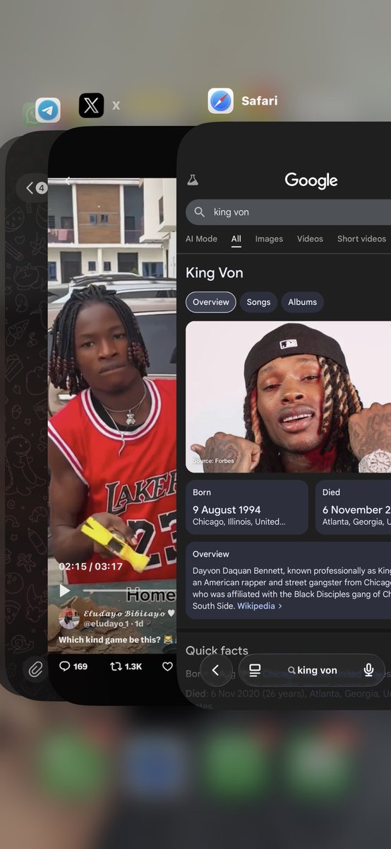 bobzyna's tweet photo. @eludayo_1 Bro look like King von https://t.co/lD1SMx0zOT