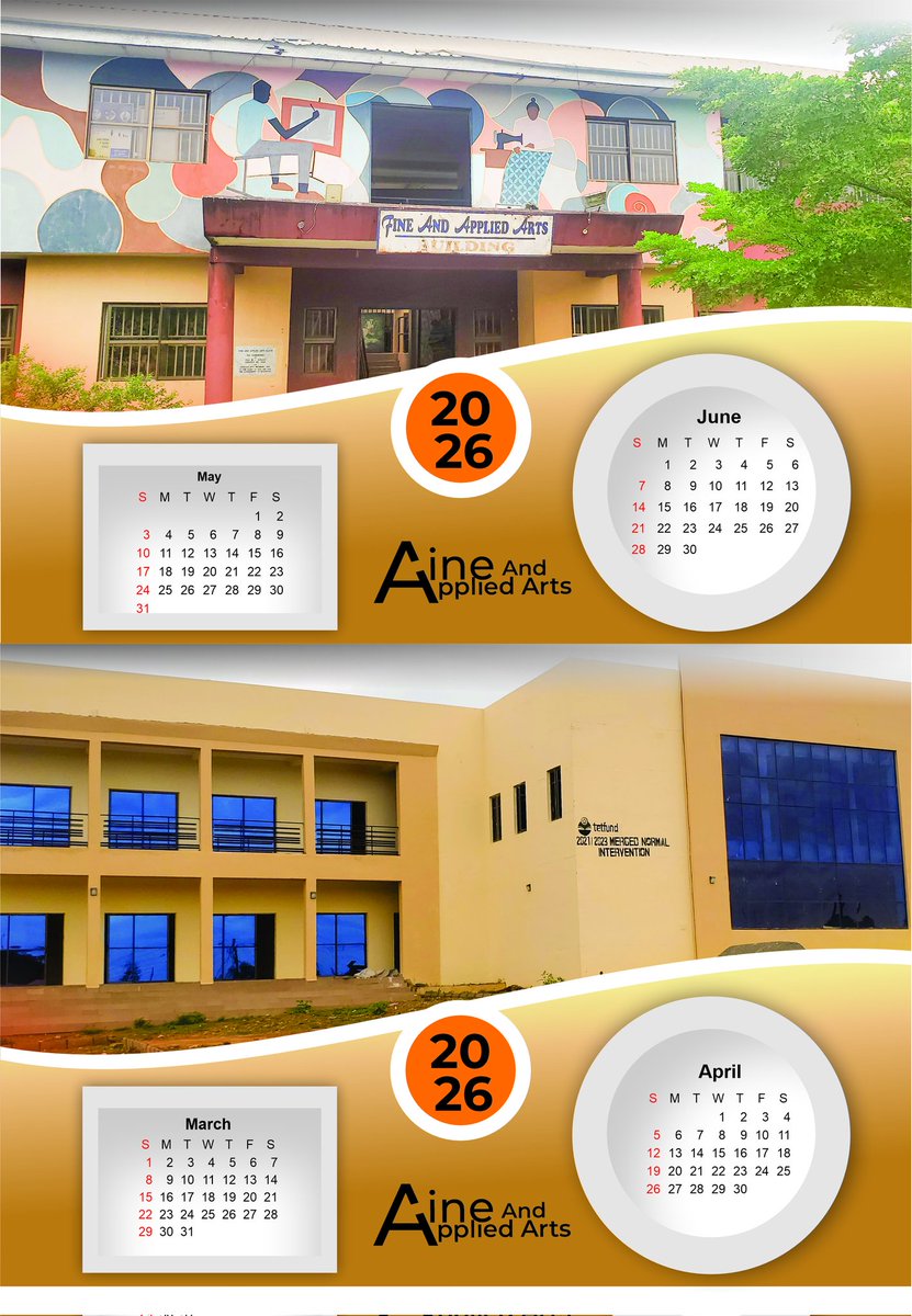 Tomzy_temi's tweet photo. Design is more than just a structure, it is the foundation where creativity begins. I am constantly looking for ways to merge my academic environment with functional design.
 Presenting a calendar concept featuring the office complex of my department at @afuedofficial https://t.co/EdUPTL1rAF