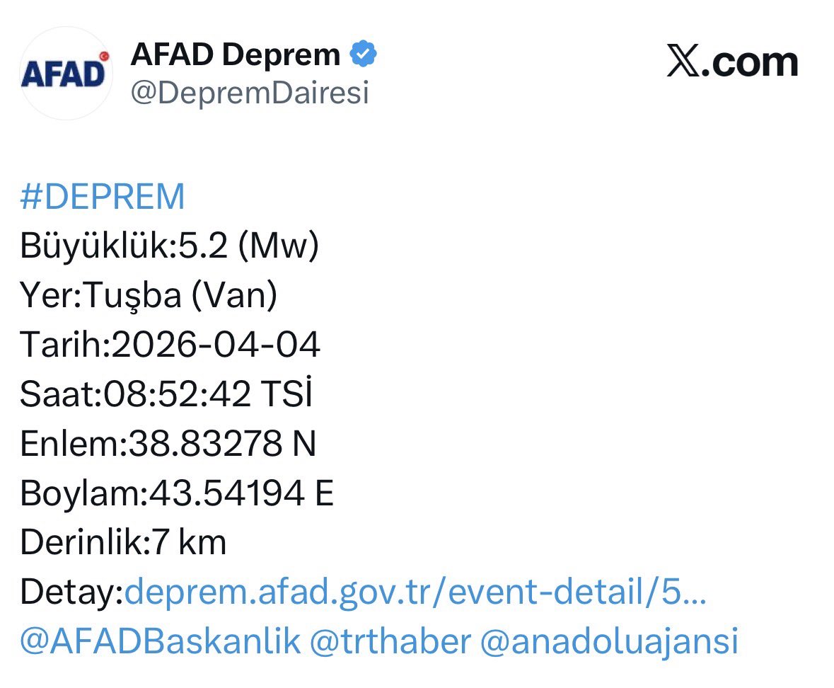 DepremBildi's tweet photo. Van’da oldu, bir tane daha çizgi altında yine olacak benzer büyüklükte, 5 ve üzeri. https://t.co/ivHvMAHzqk