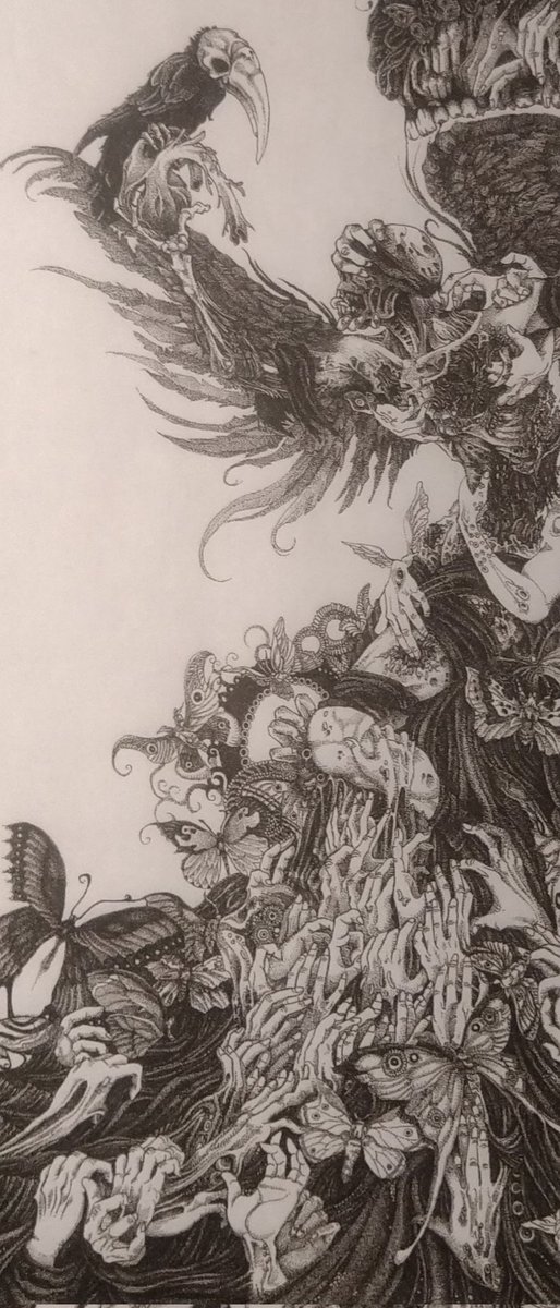 この点描画も15年かそれよりもう少し前に売れちゃったな。確かギャラリーでの販売価格で三万円くらいだったかしら。 