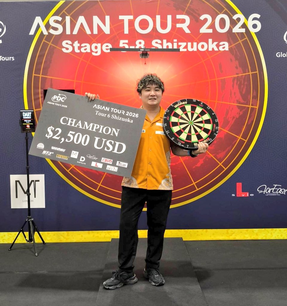 Trinidad_darts's tweet image. PDC ASIAN TOUR STAGE6

🏆CHAMPION🏆
#後藤智弥 選手
@tomo180ya6_6

#KID
#TRiNiDAD_Undisputed
#CONDORAXE