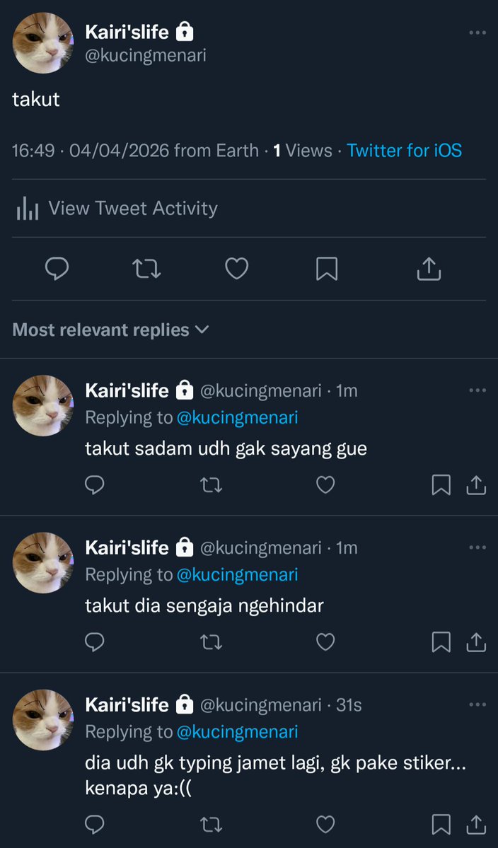 #hyeonkeon ; au
Sadam-kairi 

Sadam menghilang? Atau menghindar?