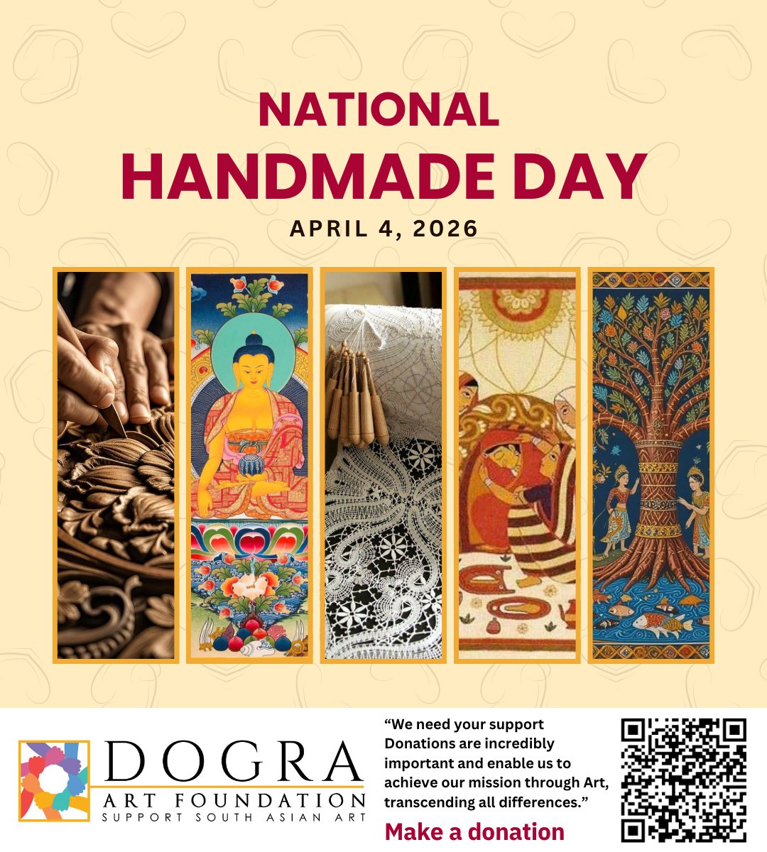 dograartfoundn's tweet photo. Celebrate creativity, craftsmanship, and the beauty of handmade treasures. Every piece tells a story woven with passion and skill.

Connect with https://t.co/78yr0tXiW5

#dograartfoundation #NationalHandmadeDay #HandmadeWithLove  #MadeByHand #CreativeLife https://t.co/SpwFismKIt