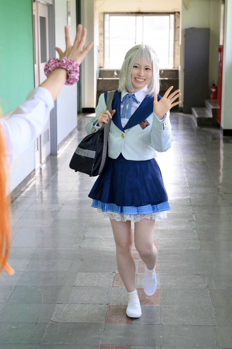 saktsh_china's tweet photo. 【⚠︎Cosplay】
学園アイドルマスター
葛城リーリヤ リー清

「清夏ちゃん、おはよう！」

📷:ちはさん https://t.co/tQmUC7xREo