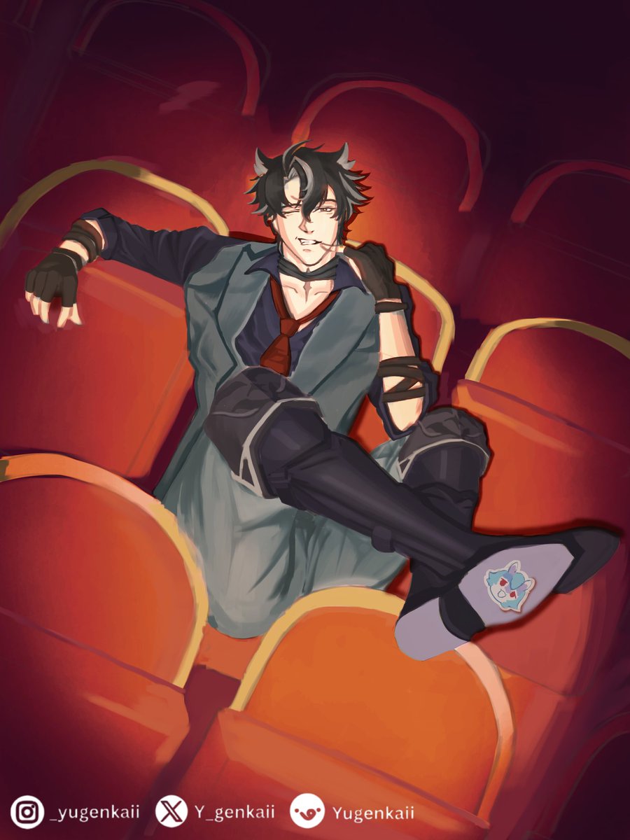 Y_genkaii's tweet photo. #wriothesley #GenshinImpact #fanartㅤㅤㅤㅤ https://t.co/pecaZd02TP
