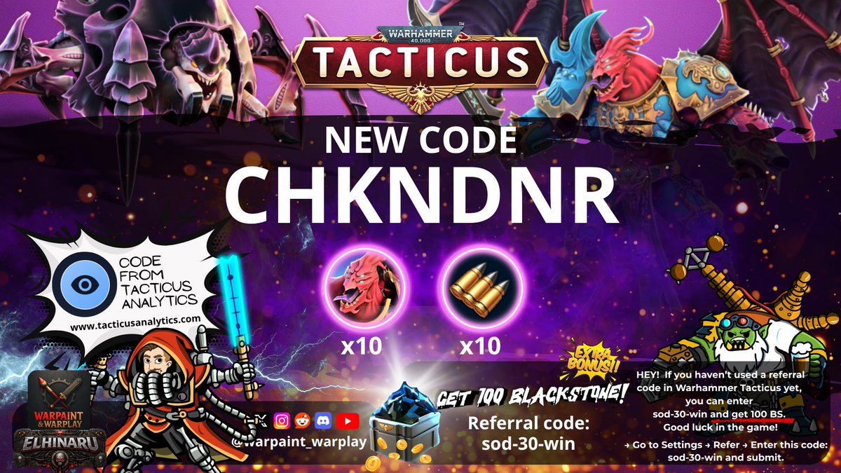 Warhammer Tacticus. Warpaint_Warplay by ELHINARU tweet media