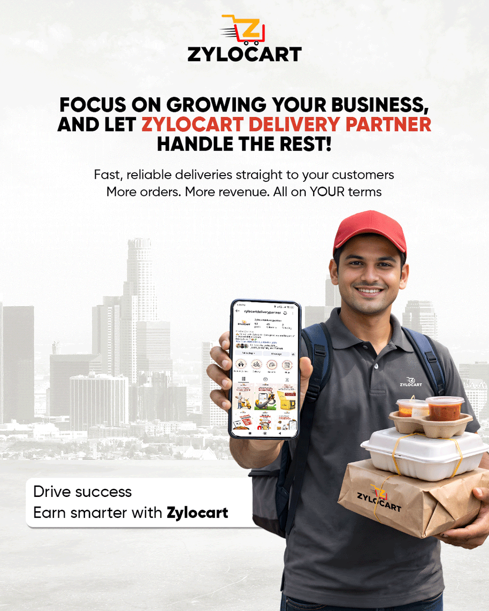 delivery74308's tweet photo. Aap growth pe focus karo… delivery hum sambhalte hain 💼🔥
With Zylocart Delivery Partner, fast deliveries + more orders = more revenue 💰
No stress, just smooth operations and smarter earning 📦

👉 Join Zylocart today &amp; grow your business 

#ZylocartDelivery #GrowWithZylocart https://t.co/rDaRjnaO07