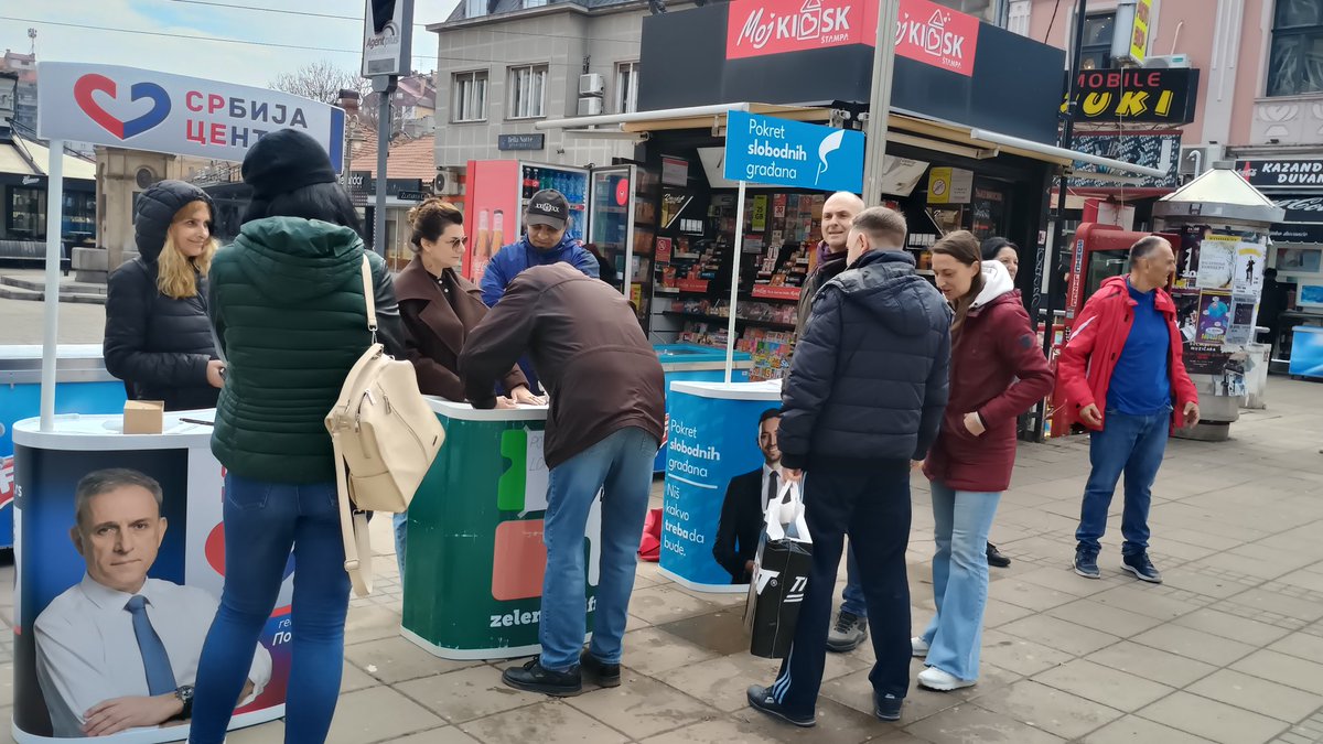 Potpisi za lokalne izbore i smenu nelegitimne, nelegalne i sramne lokalne vlasti u Nišu. 
Svi zajedno za bolji Niš‼️