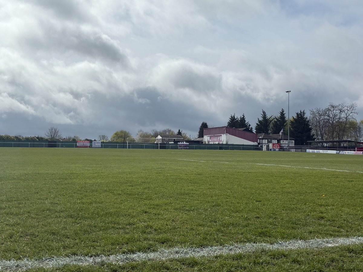 PUFC_Gravesend's tweet photo. The Steve Cook Stadium is set for today’s massive match ⚽️

See you in less than 90 minutes 🔜

#PridePassionPunjab🔴⚪️ https://t.co/G8b5p9ffmh