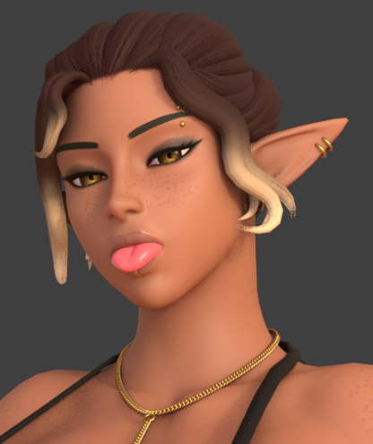 Halezym's tweet photo. Something I've been working on. Who knows, maybe she'll blow up some day. Not even sure what to name her. #futa #futanari #nsfw https://t.co/BOkmHaQDL2