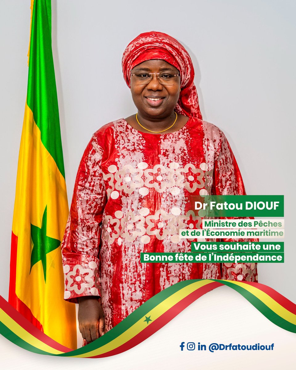 Drfatoudiouf's tweet photo. 66 ans de souveraineté. Un peuple debout, une nation qui construit. Bonne fête de l'indépendance depuis Thiès. 🇸🇳

Dr. Fatou DIOUF
  
#mpem
#4avril 
#sénégal https://t.co/UcfBIKW16A